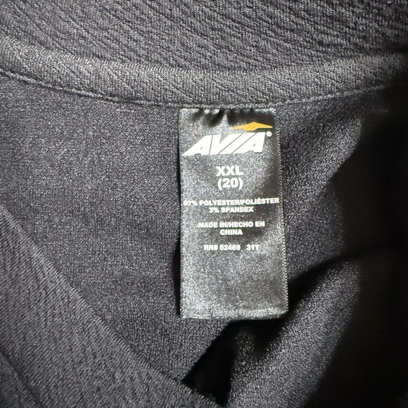 Avia Black Long Sleeve Top - Picture 3 of 6